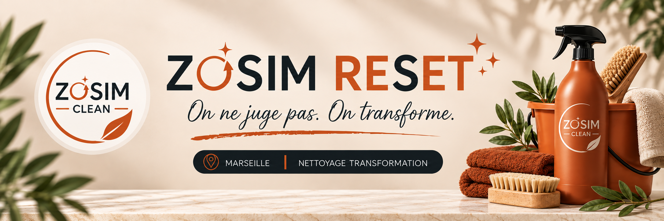 ZOSIM RESET — On ne juge pas. On transforme. Marseille, nettoyage transformation.